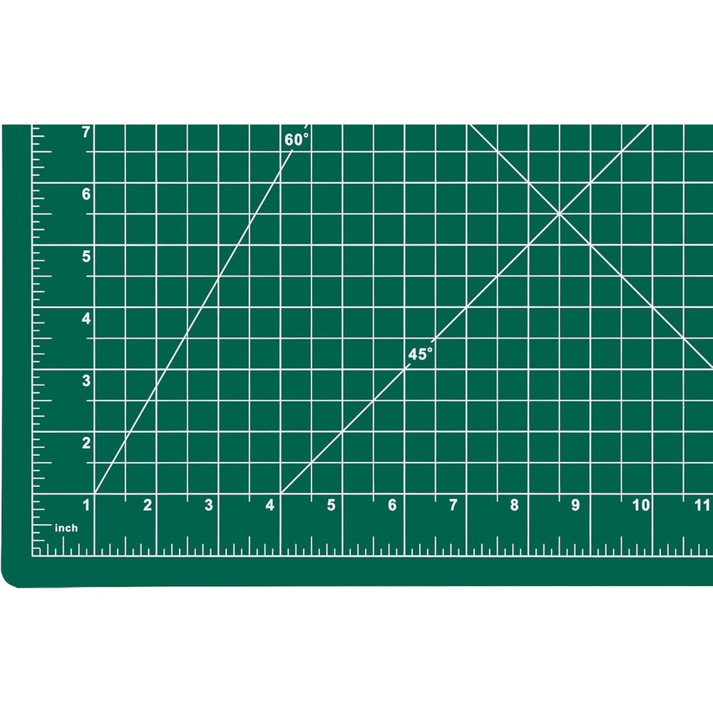 Dahle Vantage 10471 Premium Self-Healing Cutting Mat, 12"x18", 1/2" Grid, 5 Laye